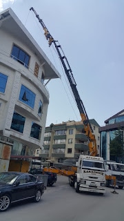 Çatı işleri vinç kiralama Ankara