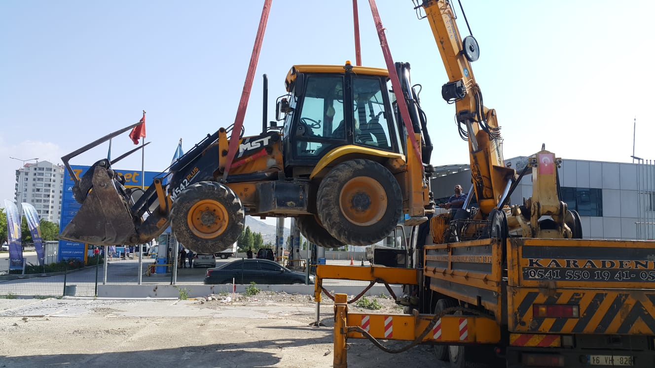 Ankara vinç kiralama - iş makinesi kaldırma operasyonu